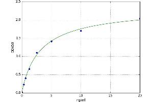 A typical standard curve