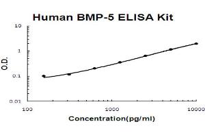 Human BMP-5 Accusignal ELISA Kit Human BMP-5 AccuSignal ELISA Kit standard curve. (BMP5 ELISA Kit)