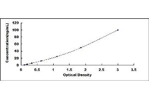 Typical standard curve (TXN ELISA Kit)