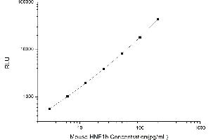 Typical standard curve (HNF1B CLIA Kit)
