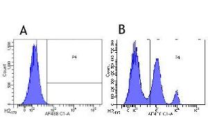 Flow-cytometry using anti-CD33 antibody hP67. (Rekombinanter CD33 (Gemtuzumab Biosimilar) Antikörper)