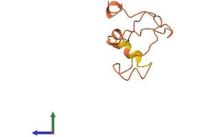 AlphaFold protein structure predicition of Human Recombinant LINC00313 Protein, UniprotID P59037