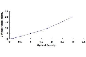 Typical Standard Curve (POR ELISA Kit)