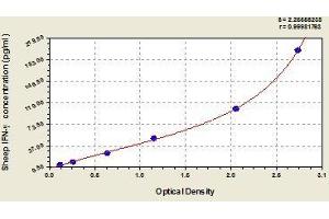 Typical standard curve