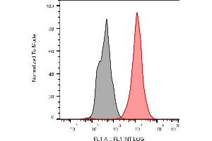 Separation of Ramos cells stained using anti-p53 (BP53. (p53 Antikörper  (FITC))