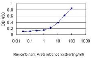 Detection limit for recombinant GST tagged PSME2 is approximately 0. (PSME2 Antikörper  (AA 1-90))