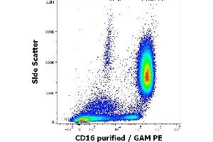 Anti-human CD16 purified antibody (clone LNK16) works in flow cytometry application. (CD16 Antikörper)