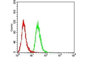 Flow Cytometry (FACS) image for anti-Fucosyltransferase 4 (Alpha (1,3) Fucosyltransferase, Myeloid-Specific) (FUT4) (AA 1-147) antibody (ABIN7193688)