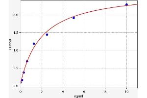 Typical standard curve (CYP2C19 ELISA Kit)
