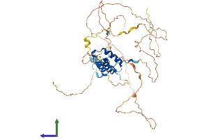 AlphaFold protein structure predicition of Human Recombinant SOX10 Protein, UniprotID P56693