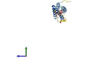 AlphaFold protein structure predicition of Mouse Recombinant Agtrap Protein, UniprotID Q9WVK0