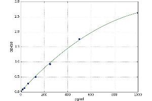 A typical standard curve