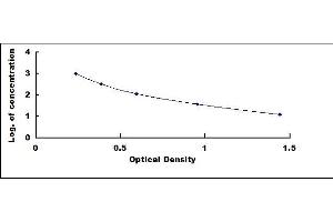Typical standard curve