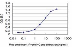 Detection limit for recombinant GST tagged HOXC10 is approximately 0.