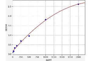 Typical standard curve (BCL6 ELISA Kit)