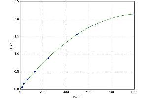 A typical standard curve