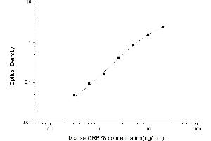 Typical standard curve (BIP/GRP78 ELISA Kit)