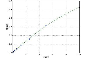 A typical standard curve