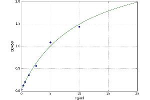 A typical standard curve