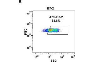 Flow Cytometry (FACS) image for anti-CD86 (CD86) (AA 26-247) antibody (ABIN7289725) (CD86 Antikörper  (AA 26-247))