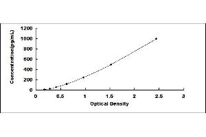 Typical standard curve (BMP7 ELISA Kit)