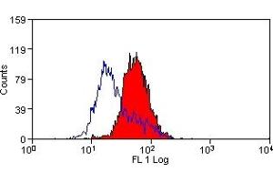 Flow Cytometry (FACS) image for anti-Fas Ligand (TNF Superfamily, Member 6) (FASL) antibody (FITC) (ABIN614573)