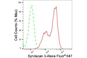 Flow cytometric analysis of syndecan 3 expression in C2C12 cells using syndecan 3 antibody (ABIN7800490), 1:2,000). (Rekombinanter SDC3 Antikörper)