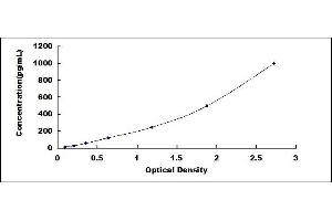Typical standard curve