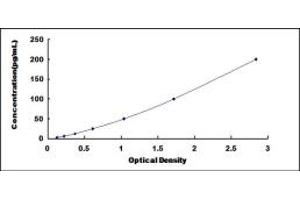 Typical standard curve (MST1 ELISA Kit)