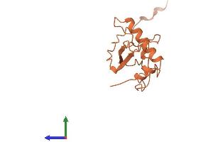 AlphaFold protein structure predicition of Human Recombinant LINC01387 Protein, UniprotID J3KSC0