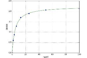 A typical standard curve