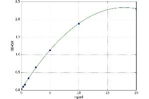 A typical standard curve