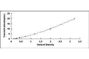 Typical standard curve (HRC ELISA Kit)