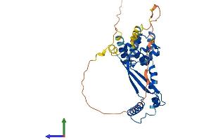 Protein Structure (PS) image for Death Effector Domain Containing (DEDD) (AA 1-318) protein (His tag) (ABIN7556386)