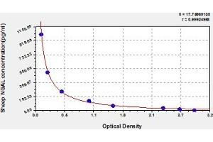 Typical Standard Curve (Lipocalin 2 ELISA Kit)