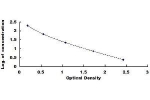 Typical standard curve