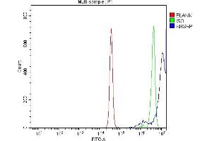 Flow Cytometry analysis of K562 cells using anti-KHSRP antibody (ABIN7599776).