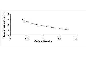 Typical standard curve (KISS1 ELISA Kit)