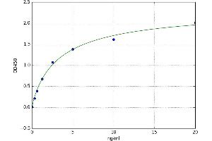 A typical standard curve