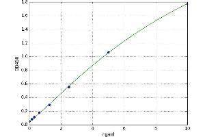 A typical standard curve