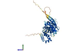 AlphaFold protein structure predicition of Mouse Recombinant Gm9125 Protein, UniprotID P0DMR6