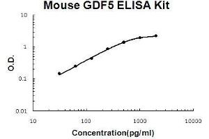 Mouse GDF5 PicoKine ELISA Kit standard curve (GDF5 ELISA Kit)