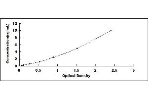 Typical standard curve (WNT3A ELISA Kit)