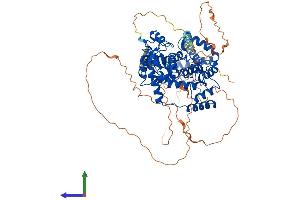 AlphaFold protein structure predicition of Human Recombinant RGS9 Protein, UniprotID O75916